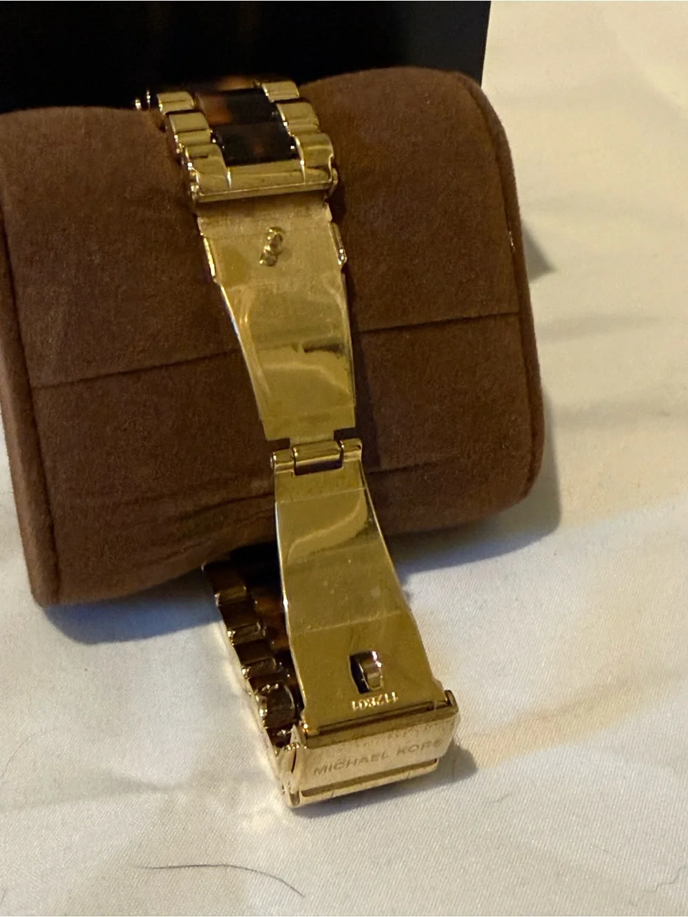 NEW Michael Kors MK5696 Bradshaw Gold & Tortoiseshell Chronograph Watch - NIB